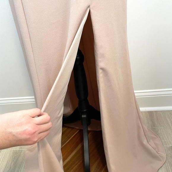 Show Me Your Mumu Paris Gown in Dusty Blush Stretch Size Medium New - Picture 10 of 16